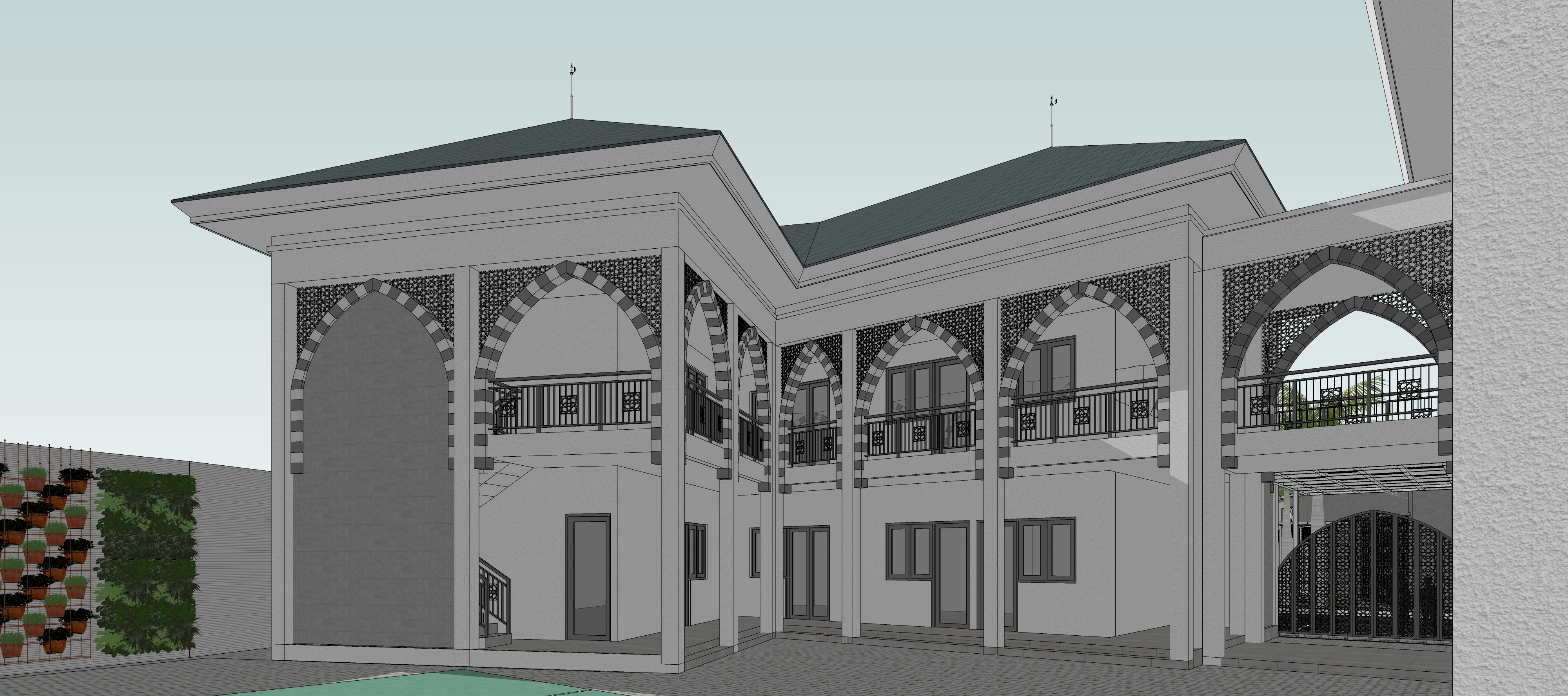 Area bermain dan aktivitas siswa